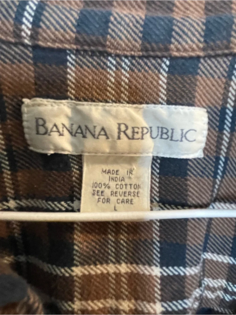 Banana Republic L flannel shirt